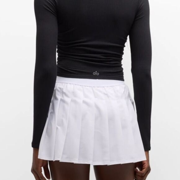 ALO YOGA VARSITY TENNIS SKIRT - Picture 2 of 4